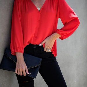 VICI Till You Make It Blouse - Red - Small